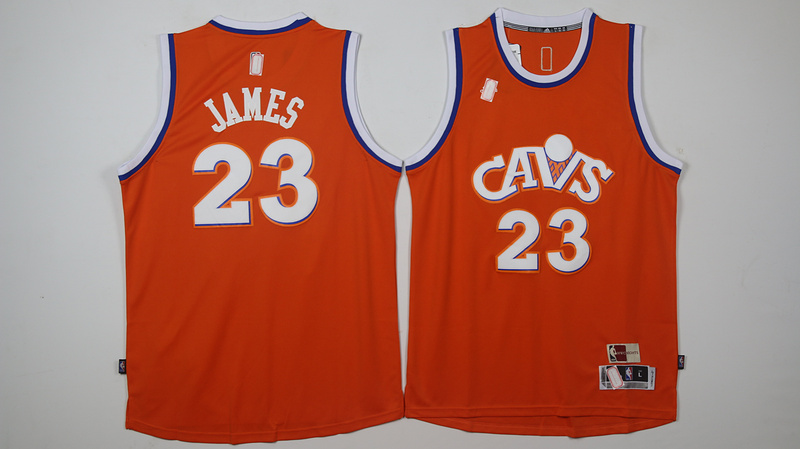 NBA Cleveland Cavaliers 23 James orange 2017 Jerseys